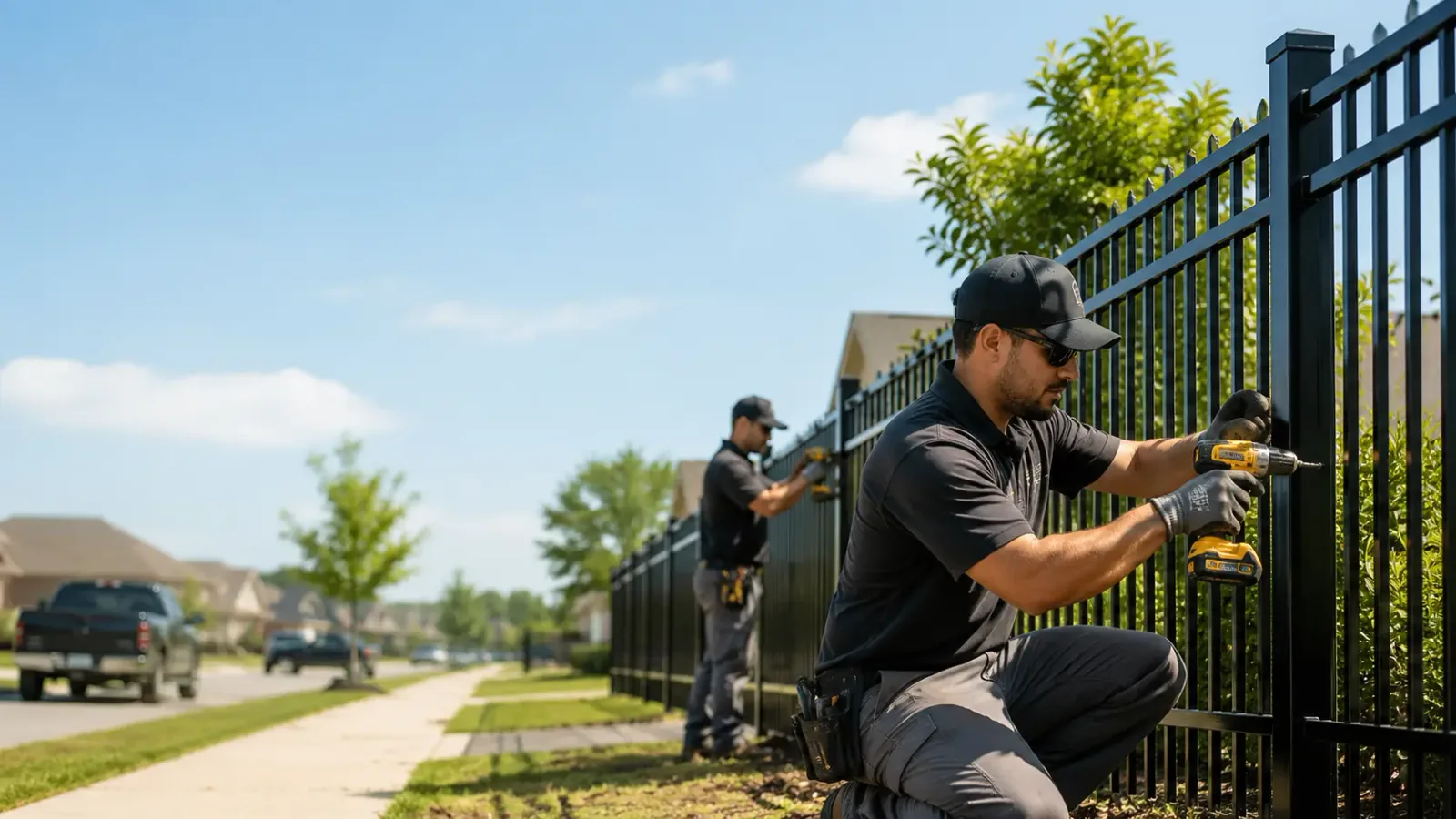 Metal Fence Installation in Oxford, MI